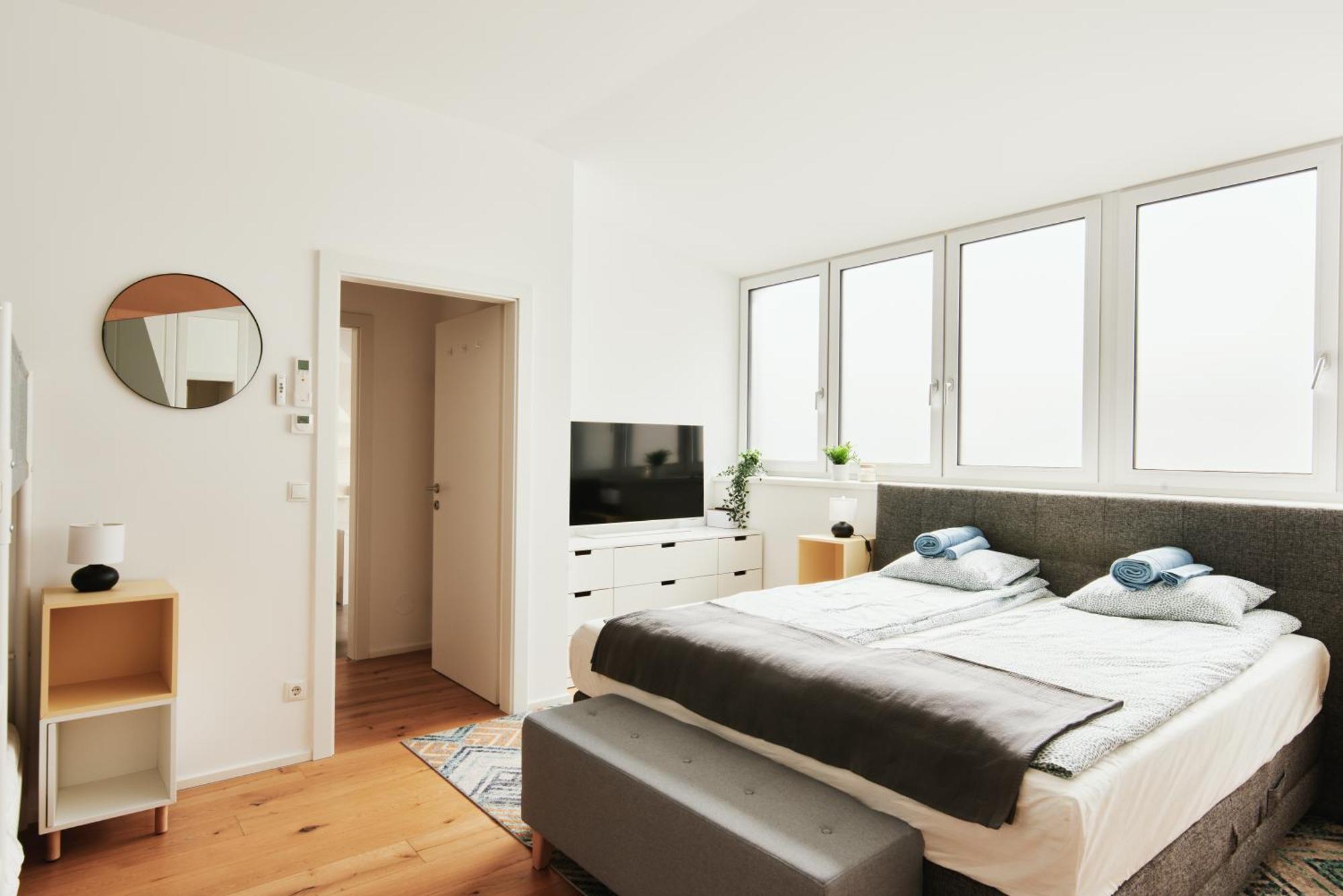 New Spacious Ultra-Modern Apartment In Wien Westbahnhof Exterior foto